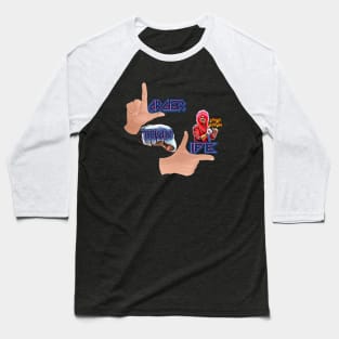 Smash Ventura,Larger Than Life ver 2 Baseball T-Shirt